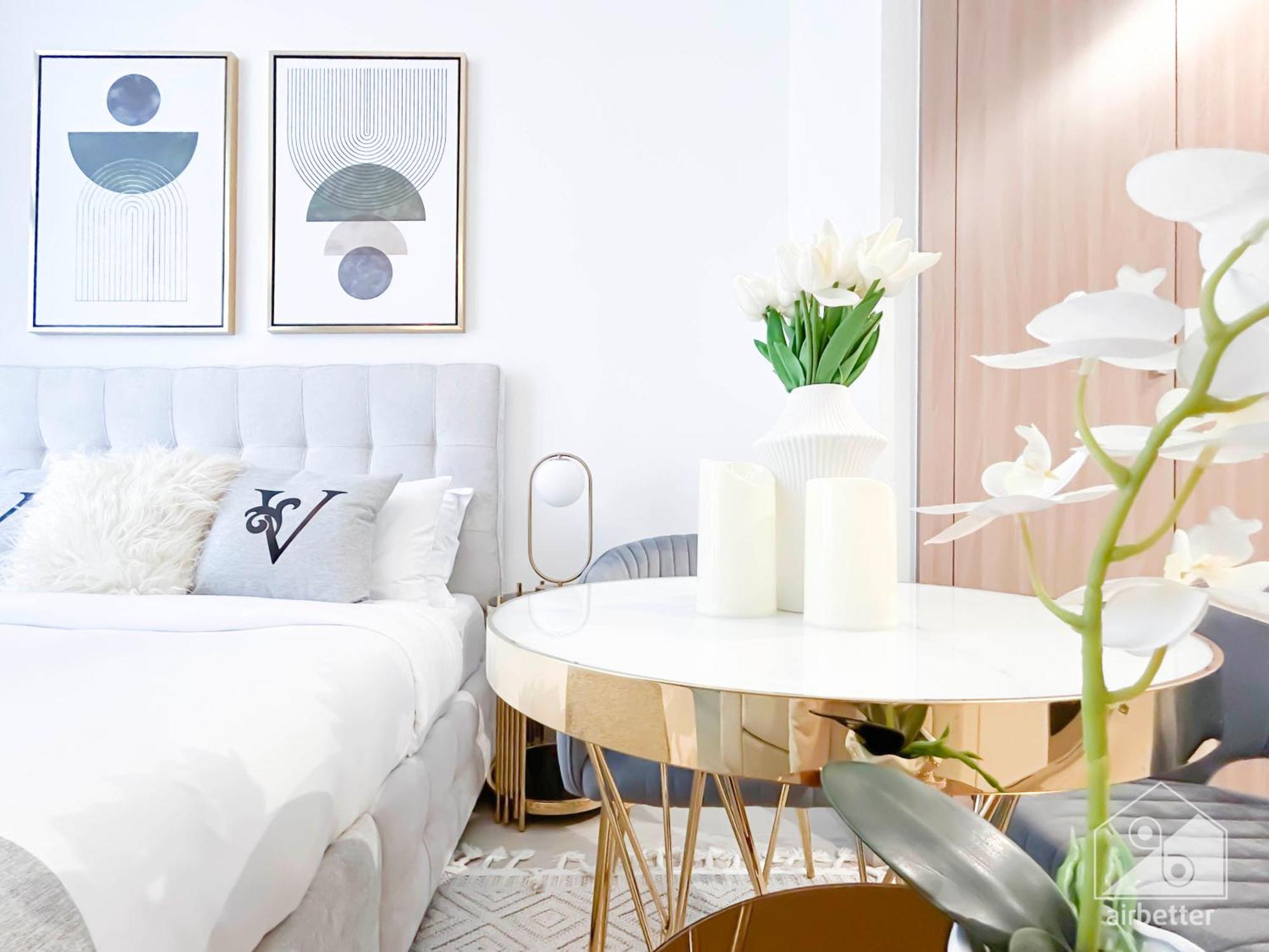 Charming Studio With Balcony In Azizi Riviera Дубай Екстериор снимка