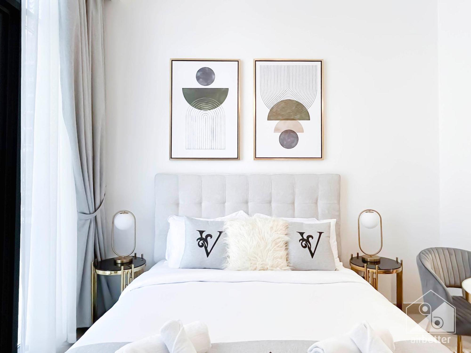 Charming Studio With Balcony In Azizi Riviera Дубай Екстериор снимка